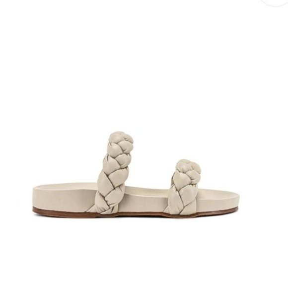 Kaanas Coco Sandal in Off White - Picture 3 of 10